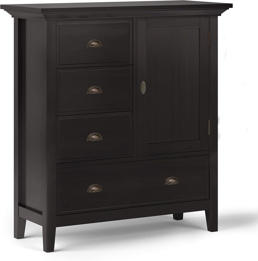 Solid Wood 39 inch Wide Storage Cabinet with 3 Drawers V1897