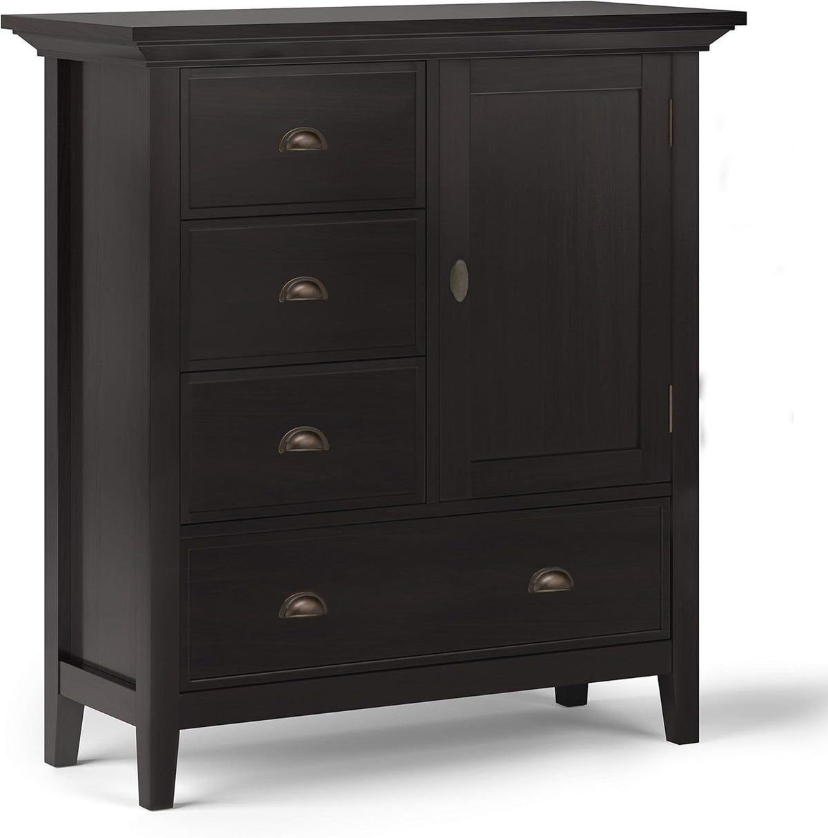 Solid Wood 39 inch Wide Storage Cabinet with 3 Drawers V1897