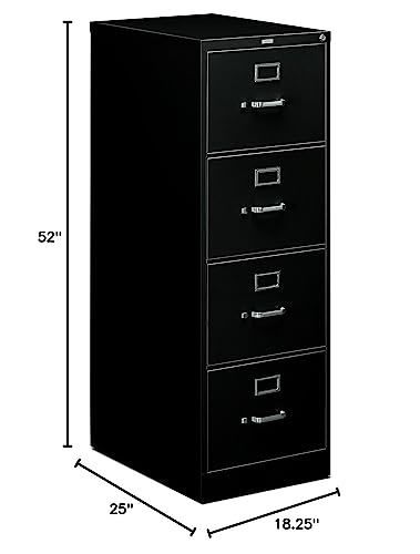4-Drawer Light Gray Filing Cabinet with Lock B23598