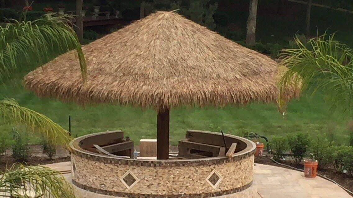 9 ft Mexican Thatch Umbrella Cover P8988