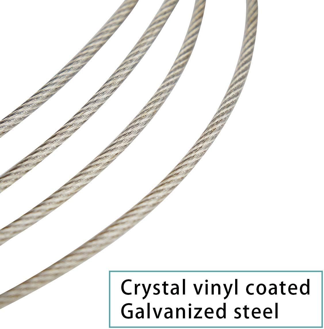 1/8'' Thru 3/16'' Vinyl Coated Wire Rope 7x7 Strand K8784