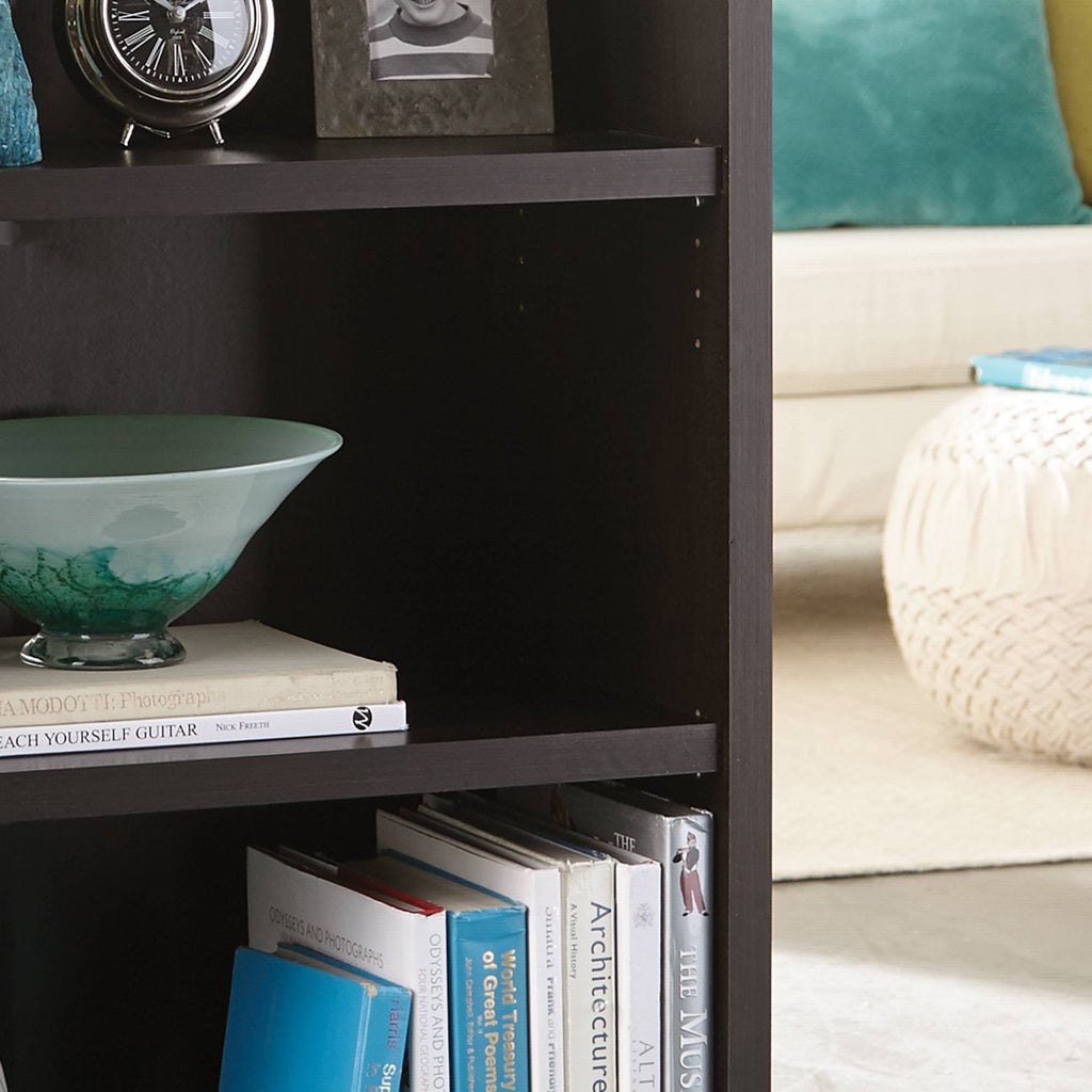 3-Shelf Black Walnut Bookcase D1932