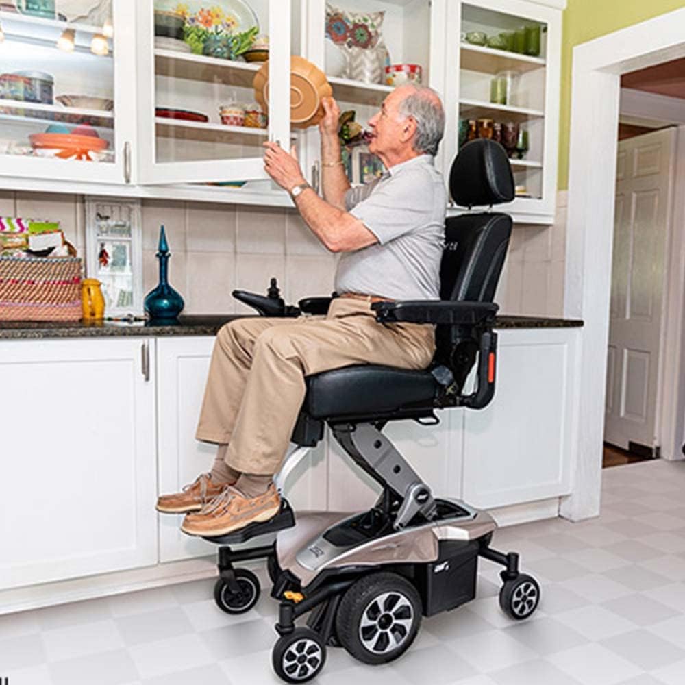 Power Chair with U-1 Batteries, Mid Wheel Drive, 300 lbs. WC, Up to 4 MPH, 16.8 Miles Range Per Charge W790845