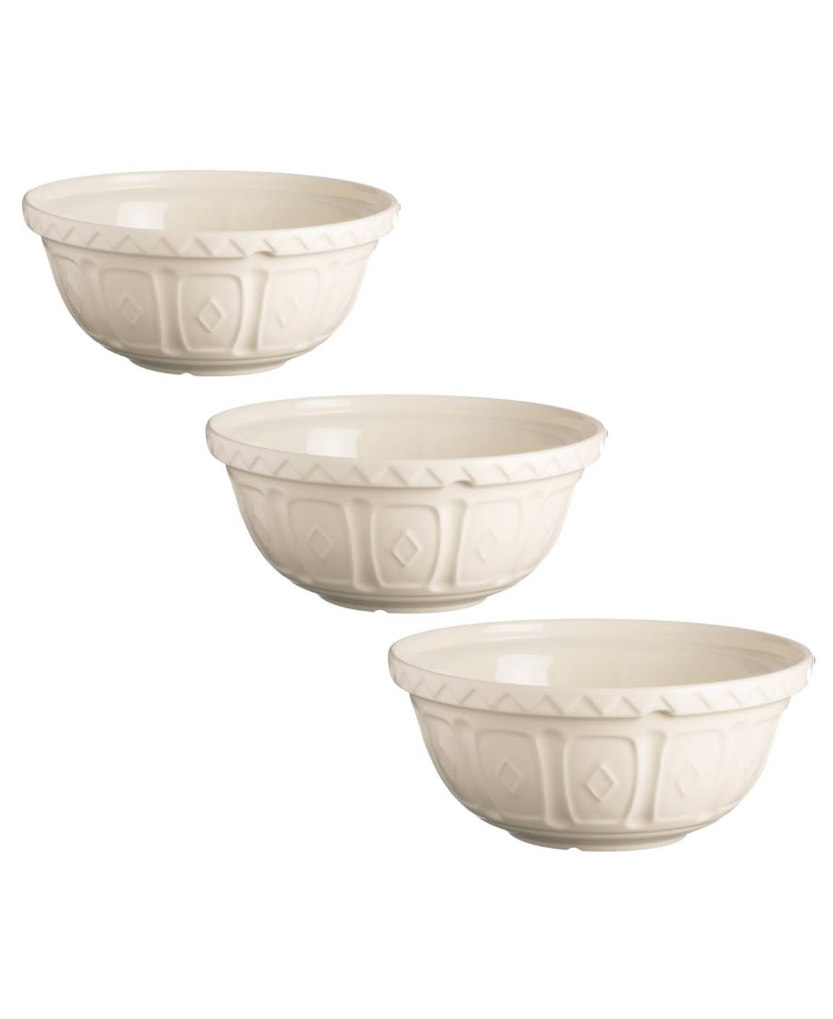 3-Piece Cream Mixing Bowl Set L386