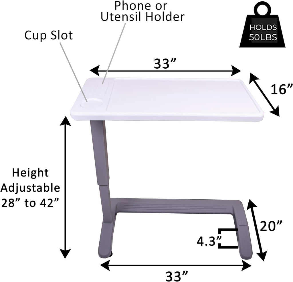 Overbed Table with Wheels W8501