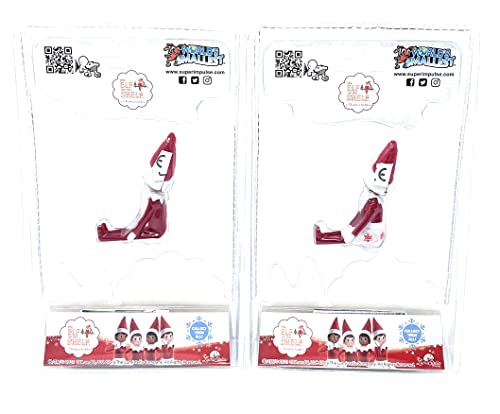 Elf on The Shelf Bundle Set of 2 Boy and Girl Light Tone - 4 Inches Tall F940779