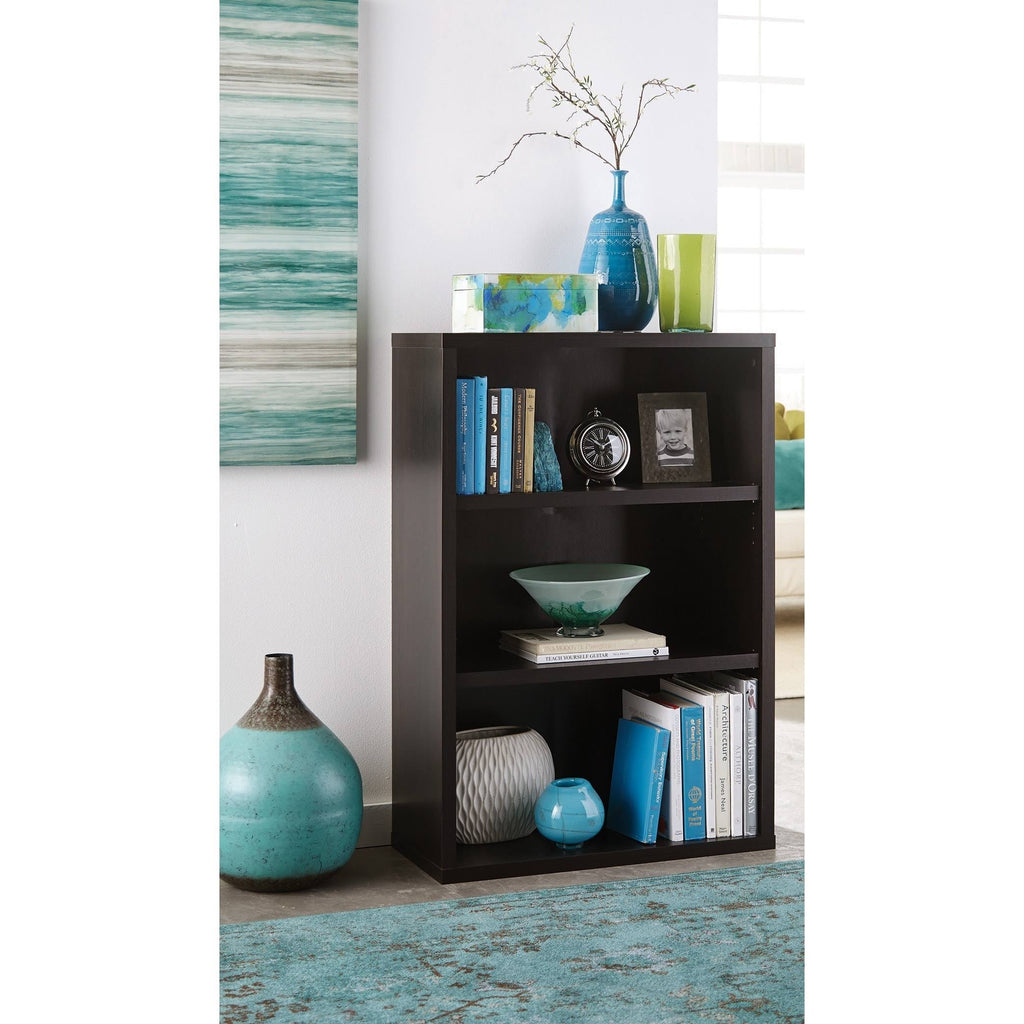3-Shelf Black Walnut Bookcase D1932