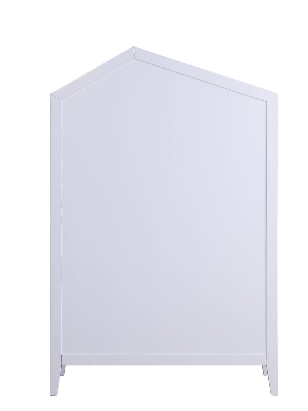White Pink Wood Bookcase D484