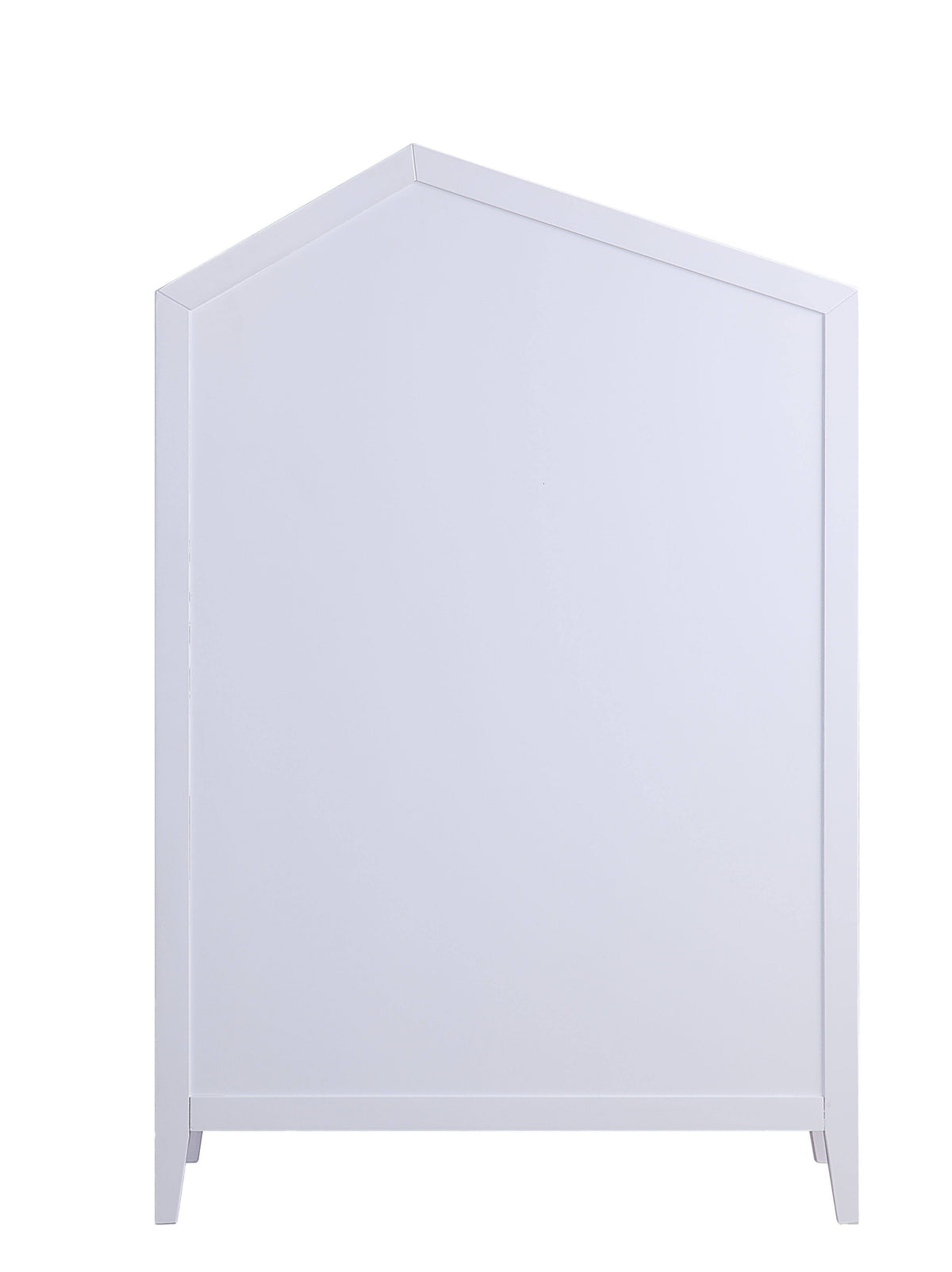 White Pink Wood Bookcase D484