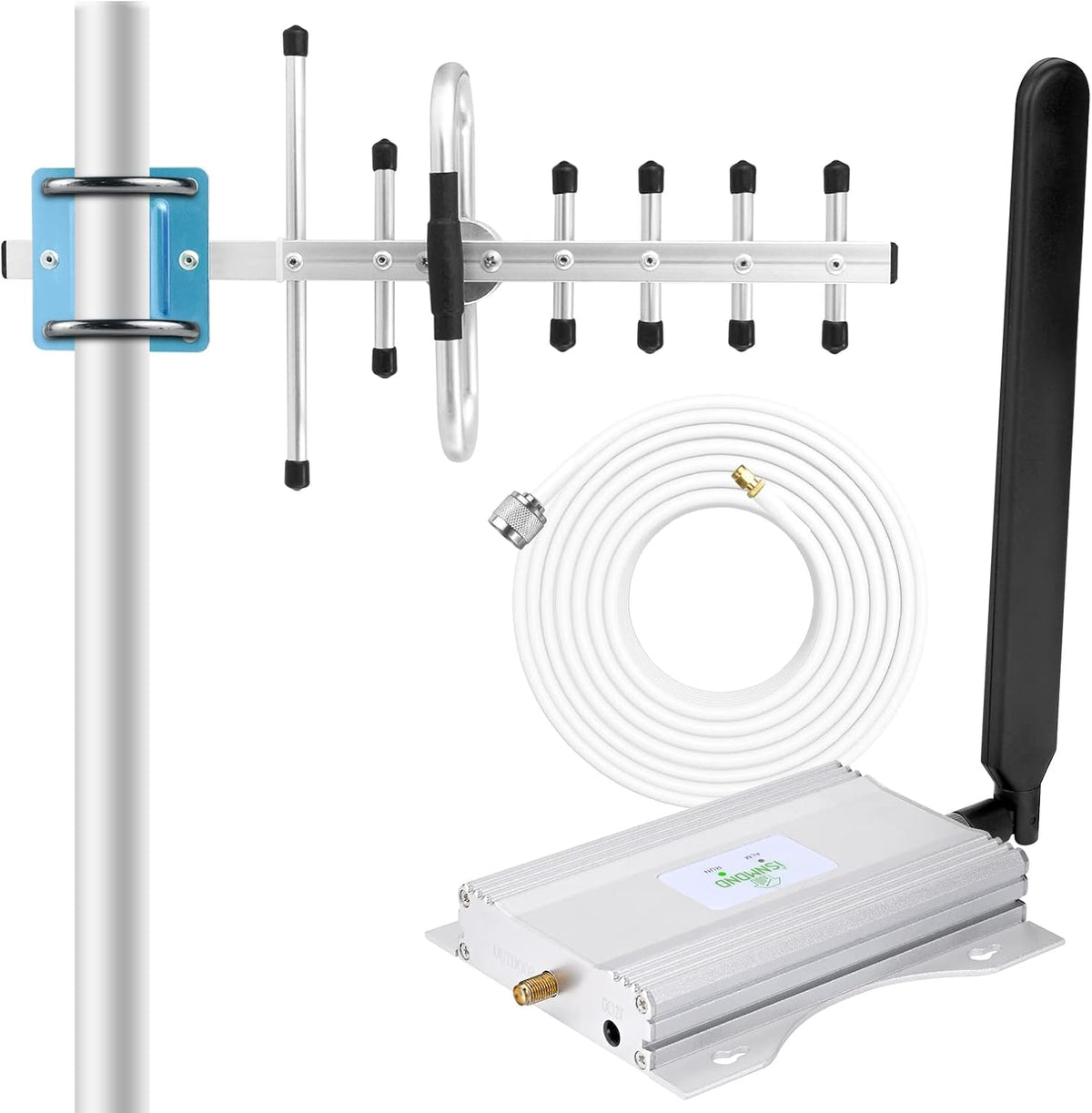 Cell Phone Signal Booster for Home Boosts 4G LTE & 5G up to 6,000 sq ft P32025