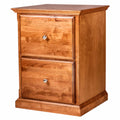 Two Drawer File Cabinet Red Oak K498