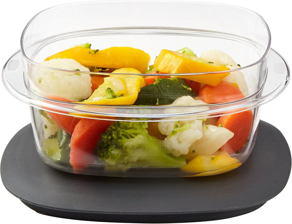 1.25 Cup Gray Food Storage Containers J82446