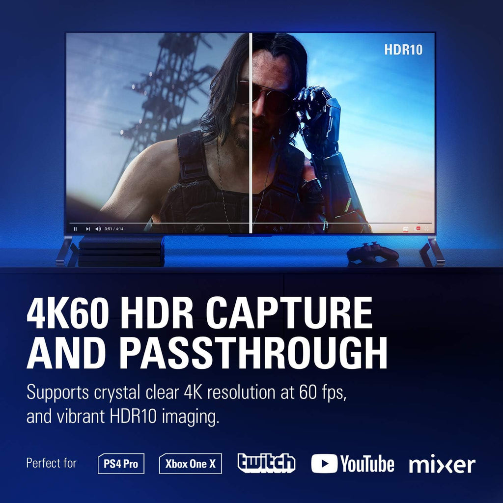 4K60 PCIe Capture Card and Live Content Creation Controller with 15 Customizable LCD Keys U891