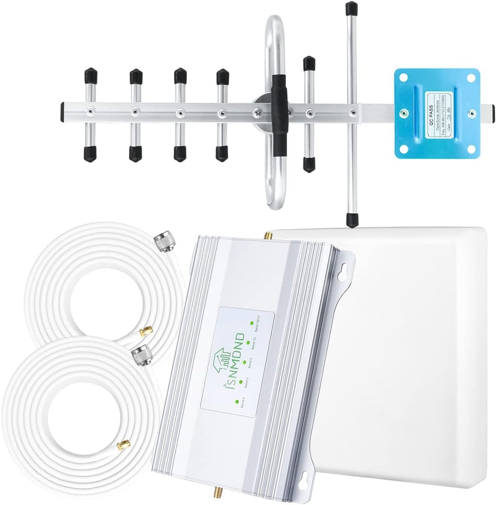 Cell Phone Signal Booster for Home Boosts 4G LTE & 5G up to 6,000 sq ft P32025