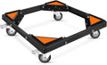 Adjustable Mobile Roller with 2 Locking Wheels Black L245182