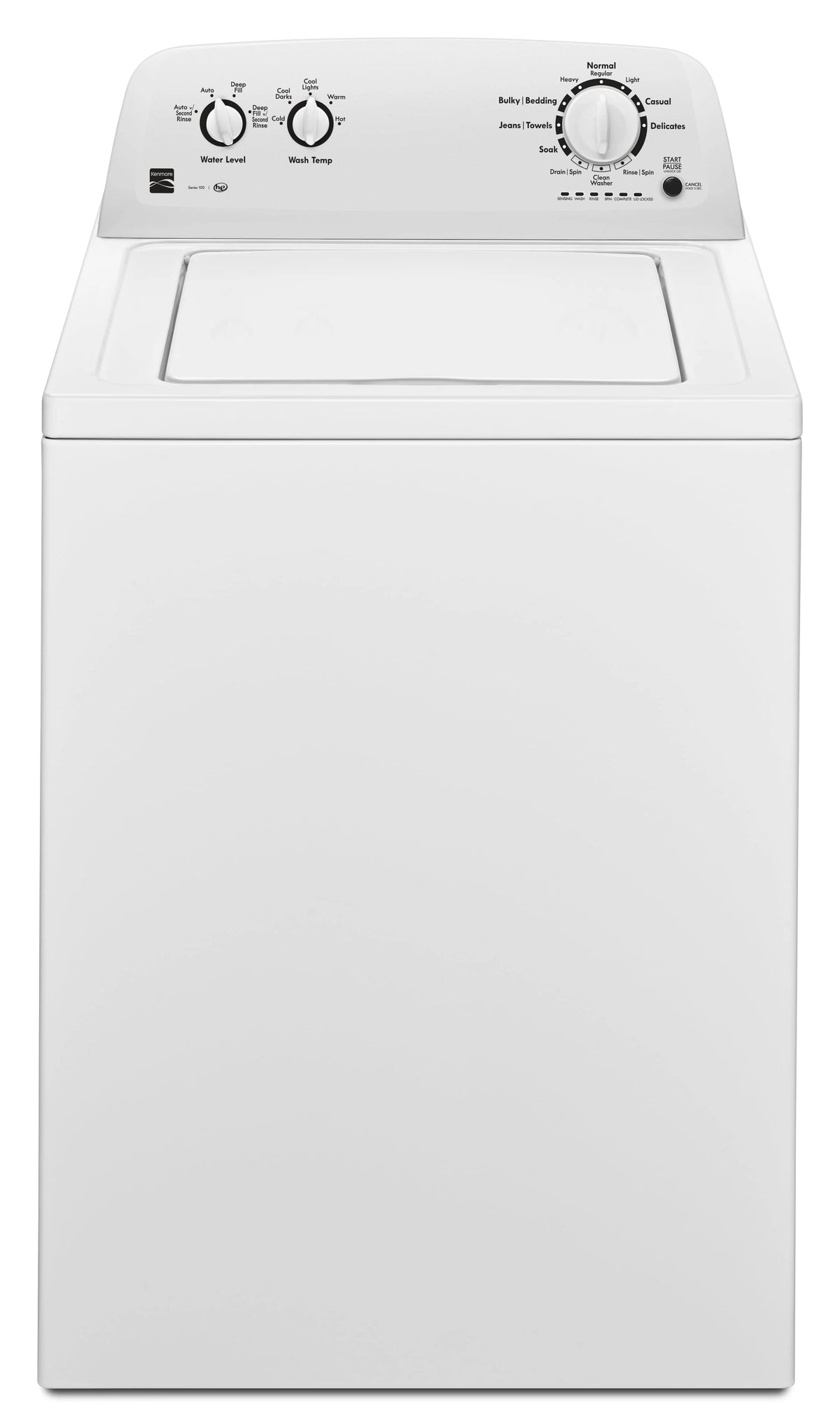 White Top-Load Washer with Dual Action Agitator, 3.5 Cu. ft. Capacity C318952