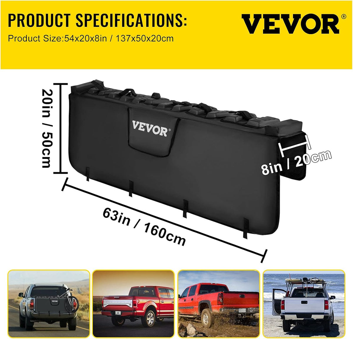 63 Wide Tailgate Bike Pad for 6 Bikes R740530