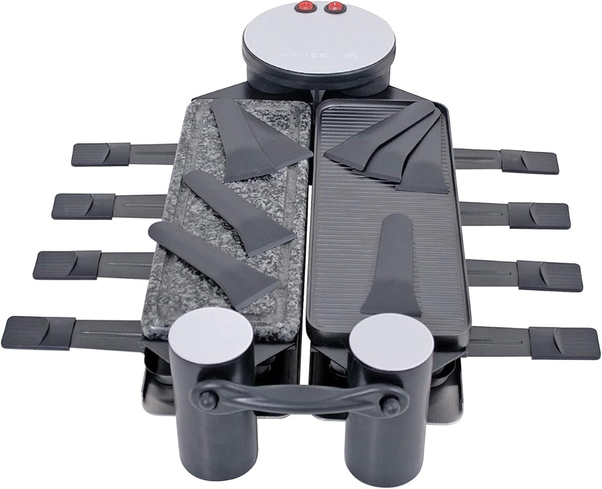 8 Person Swivel Raclette Cast Aluminum Grill R651025