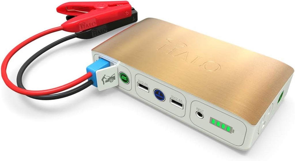 Black Graphite Portable Phone Laptop Charger Car Jump Starter with AC Outlet and Car Charger S8120