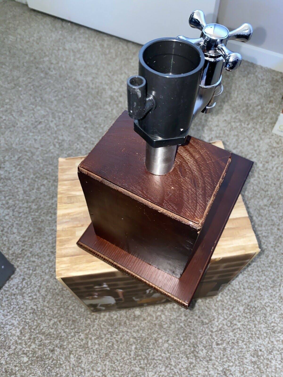Vintage Wood Drink Dispenser L28592