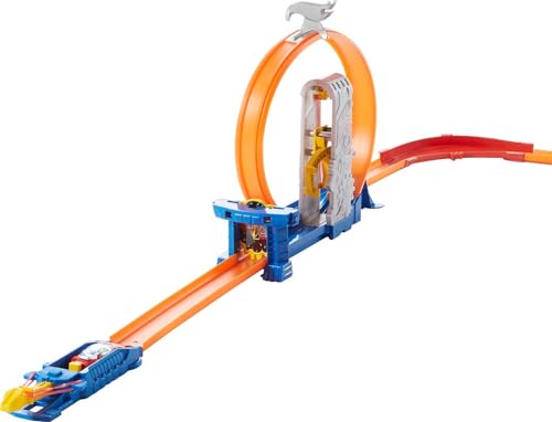 Hot Wheels Toy Car Track Set with Motorized Booster R910293