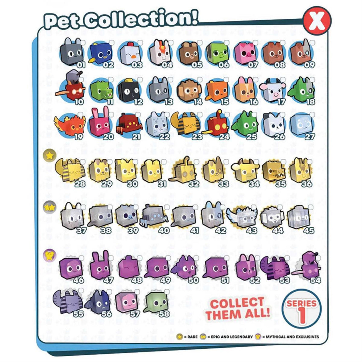 Blue Iridescence Cat Collector Bundle U167040