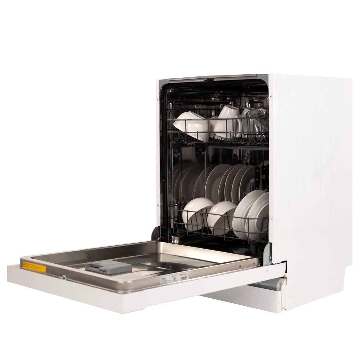 24" Front Control White Dishwasher W4392