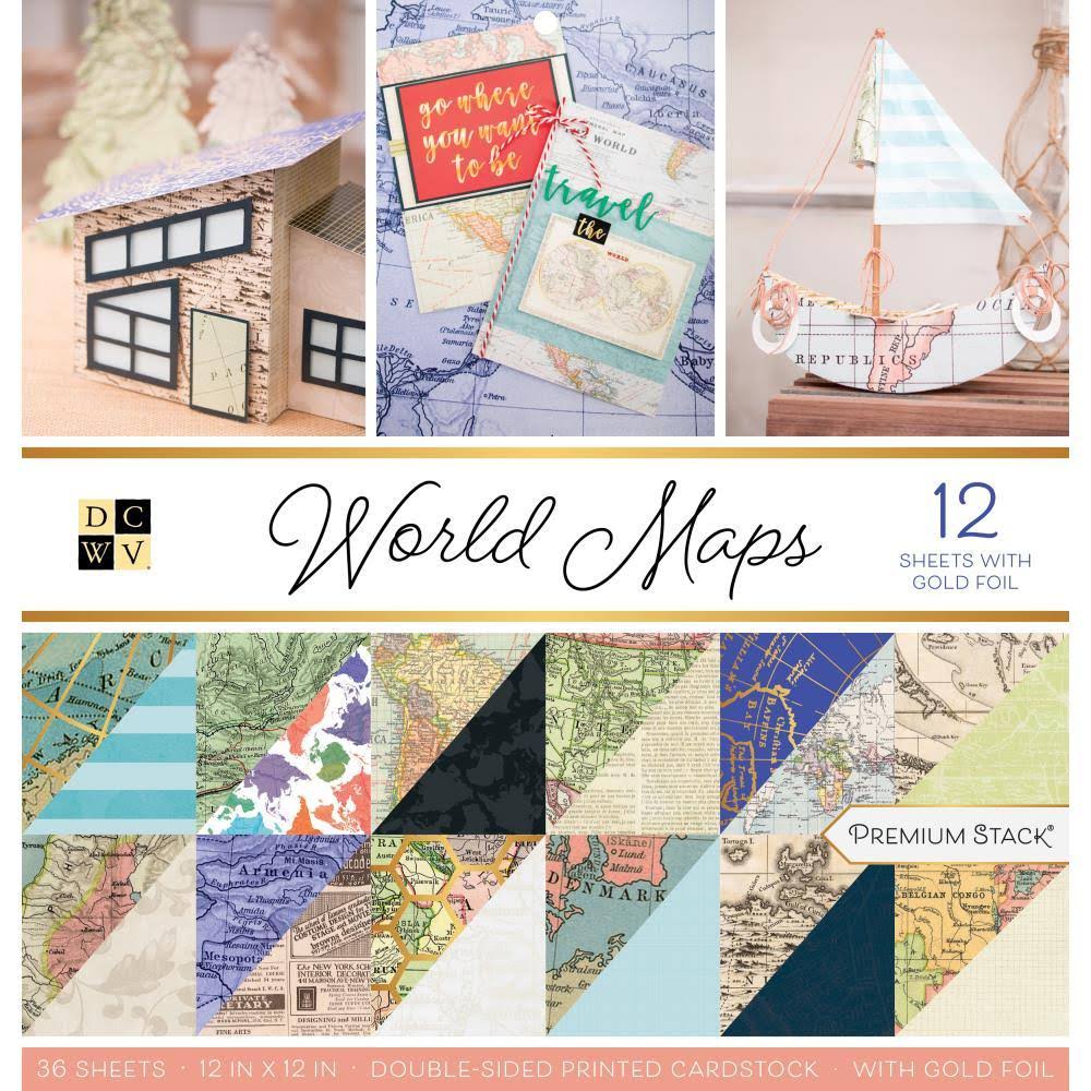 Double-Sided Cardstock Stack 12x12 36/Pkg J509