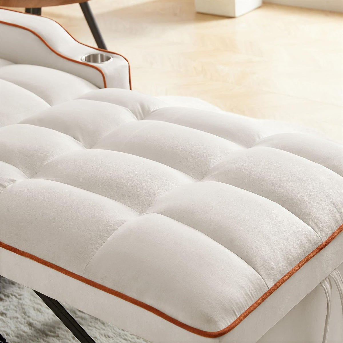 3-in-1 Convertible Pull Out Sleeper Chair Bed with Multi-Pockets Q799