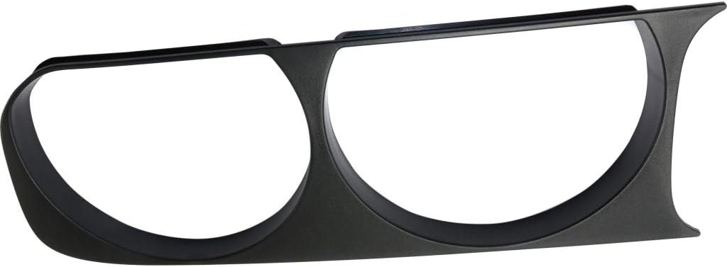 Headlight Bezel for Dodge Challenger 2008-2014 Passenger Side Black Pack of 2 P220318