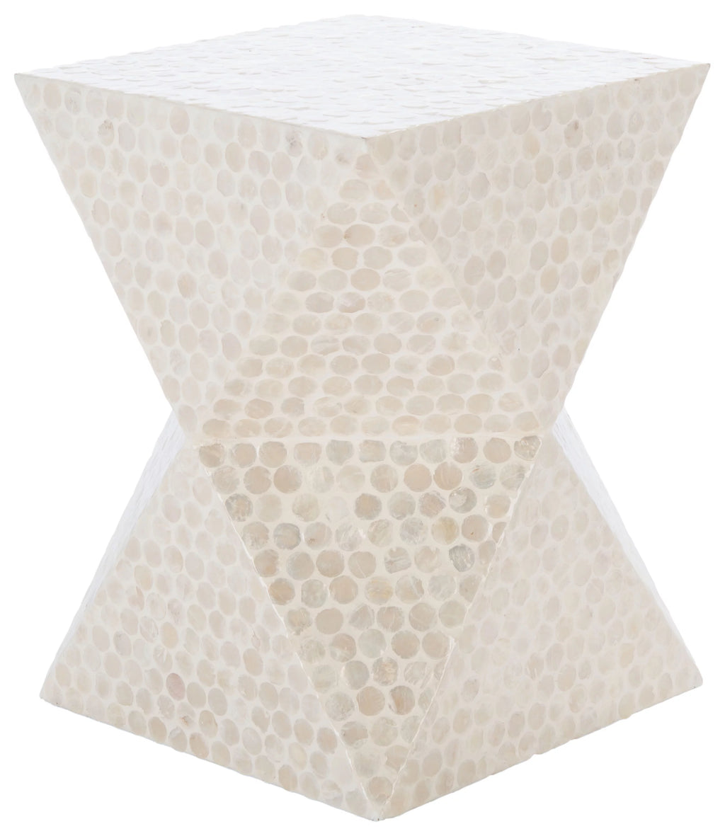 White Square Accent Table X956