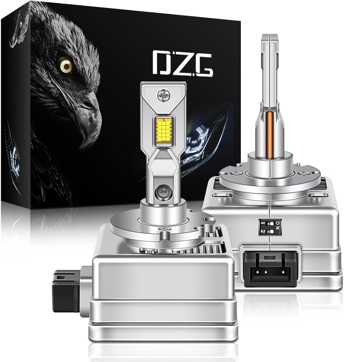 D1S D1R LED Headlight Bulb Conversion Kit, 1 Pair Pack of 2 R25266
