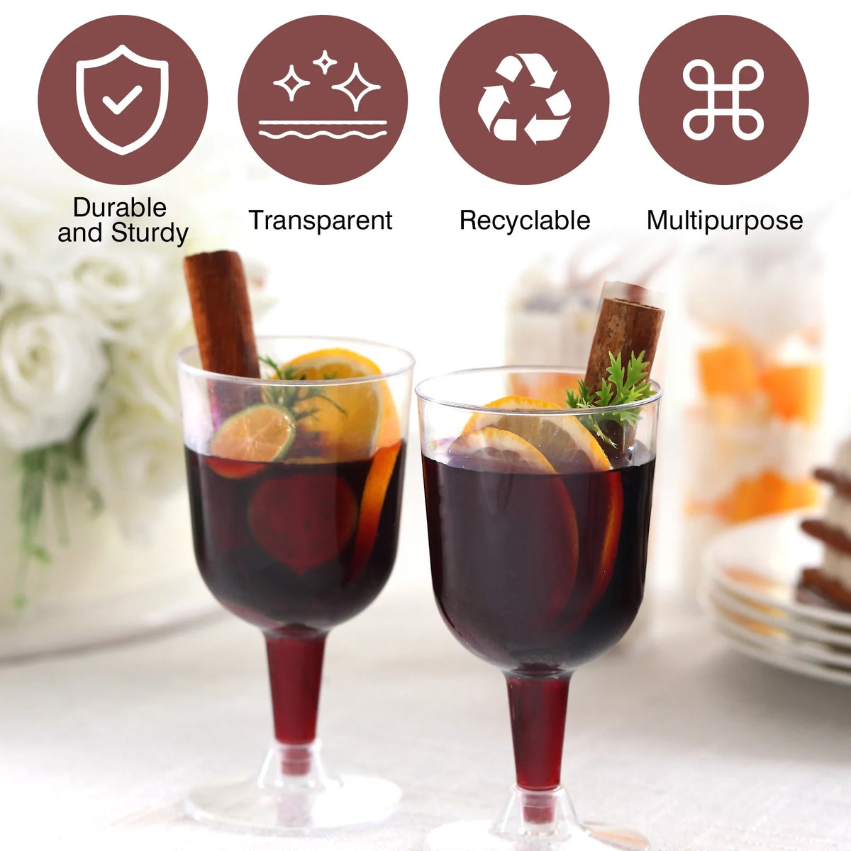 Plastic Wine Champagne Flutes U728822