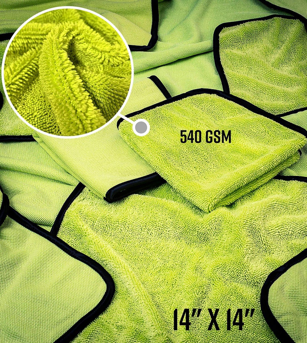 2 Pack Car Cleaning Microfiber Towels V734851