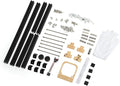 Black Aluminum Alloy ATX Open Air PC Test Bench Case K8914
