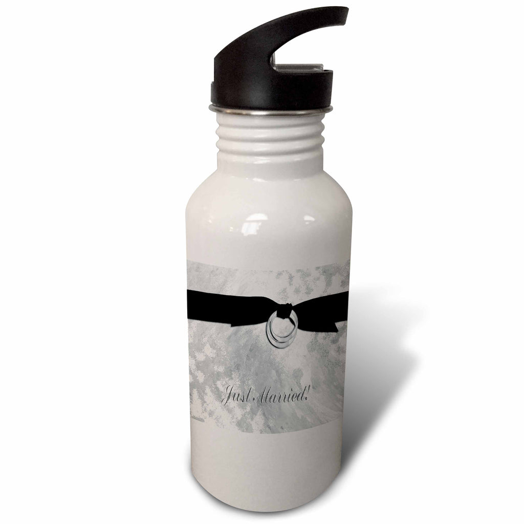 Silver 21 oz Sports Water Bottle B88082