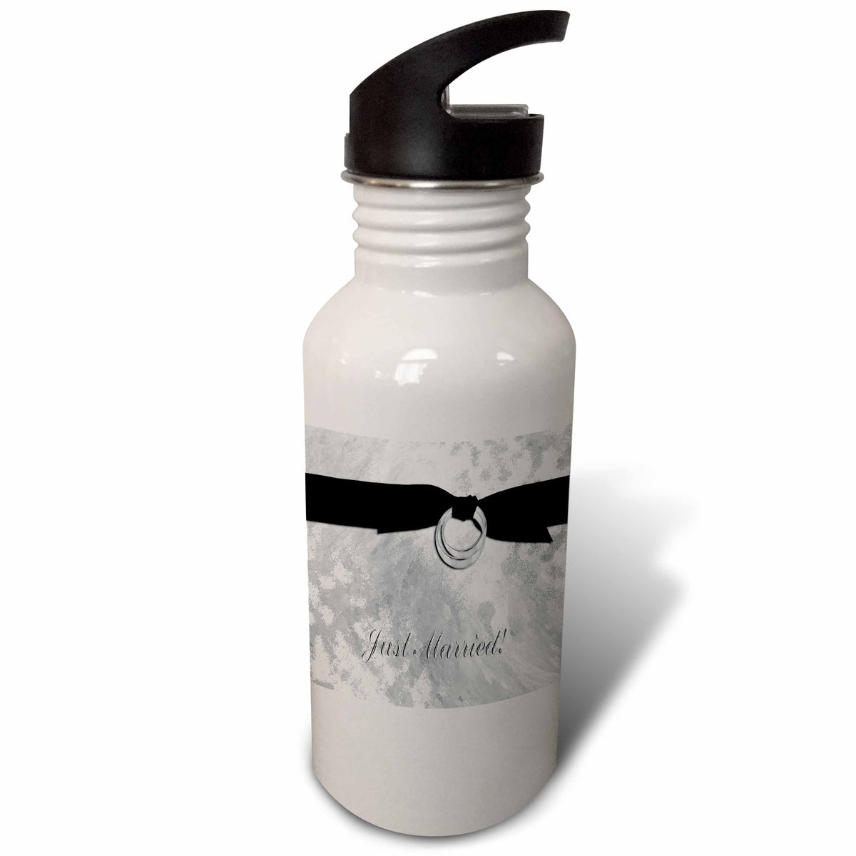 Silver 21 oz Sports Water Bottle B88082