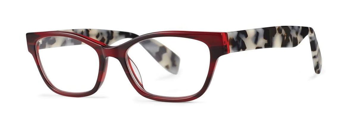 Crimson Stripe Marbled Black Dresser Z798