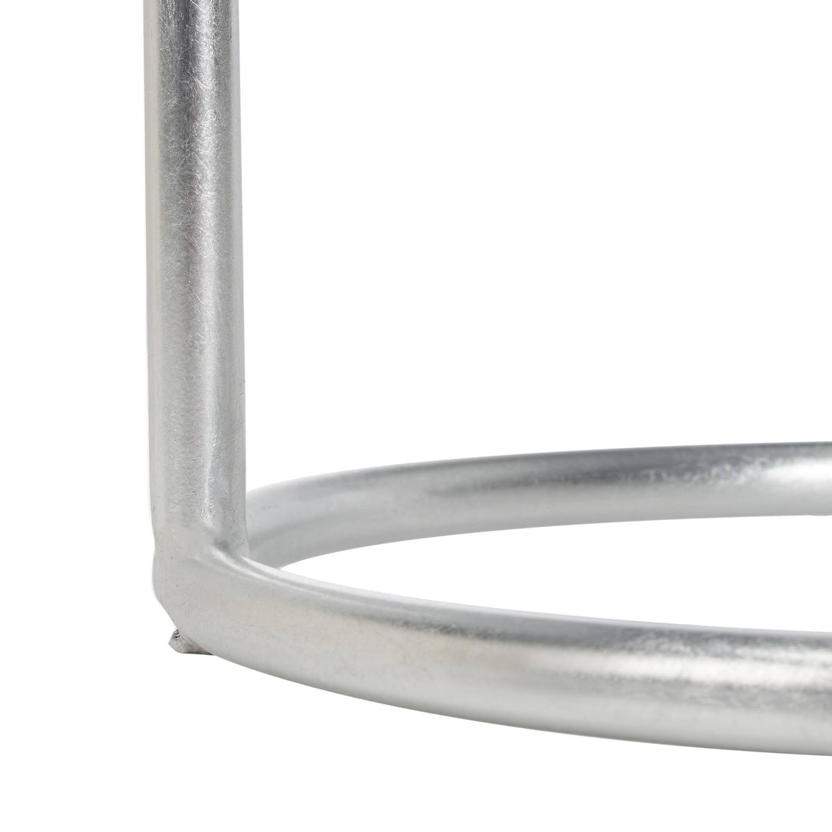 Silver/Grey Glass Top Accent Table A430626