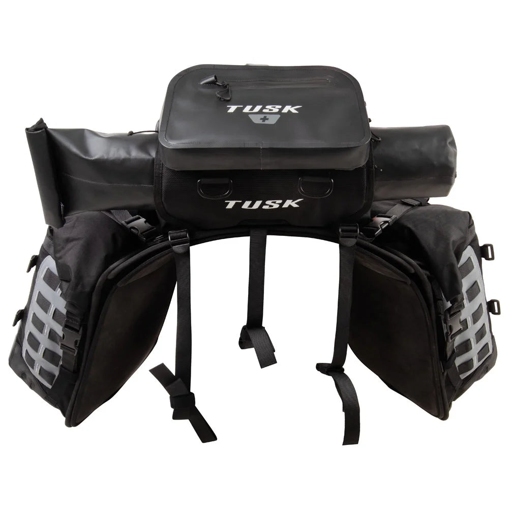 Rackless Luggage System with Small Dry Duffel Tail Bag Standard Heat Shield W889107