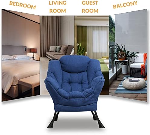 Upholstered Velvet Single Sofa Chair with Side Pocket X21434