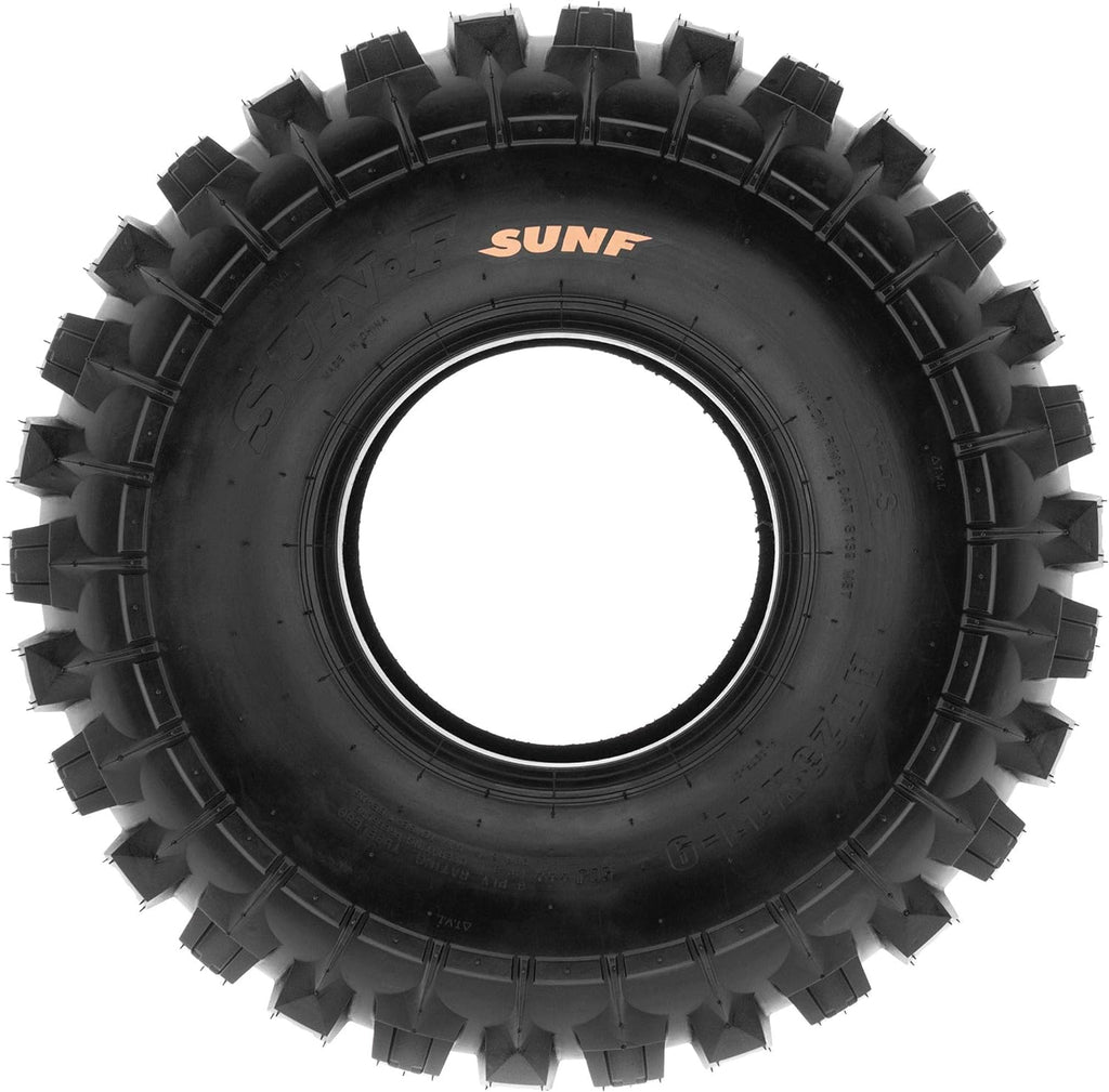 Set of 4 Knobby Sport ATV UTV Tires, 6 PR Tubeless Y73774