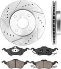 Drilled & Slotted Rotors + Ceramic Pads + Clips M898695