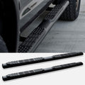 5 Oval Side Step Nerf Bars Matte Black W7735
