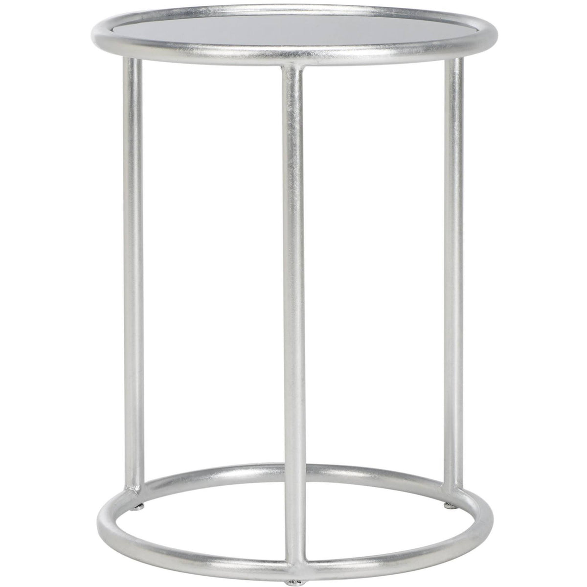 Silver/Grey Glass Top Accent Table A430626