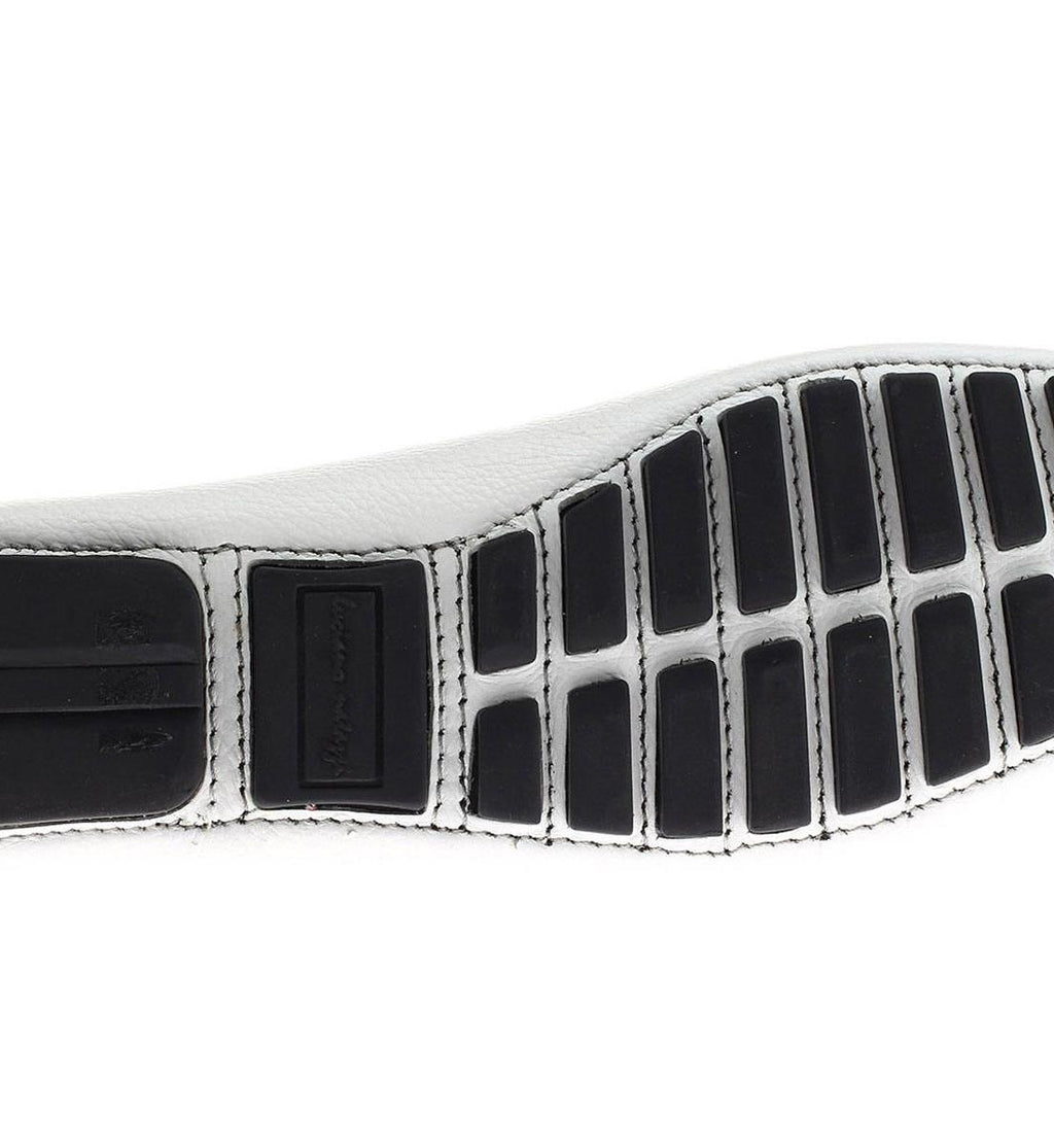 White Leather Comfort Shoes E6012