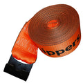 10 Pack Orange Winch Strap with Flat Hook Q434