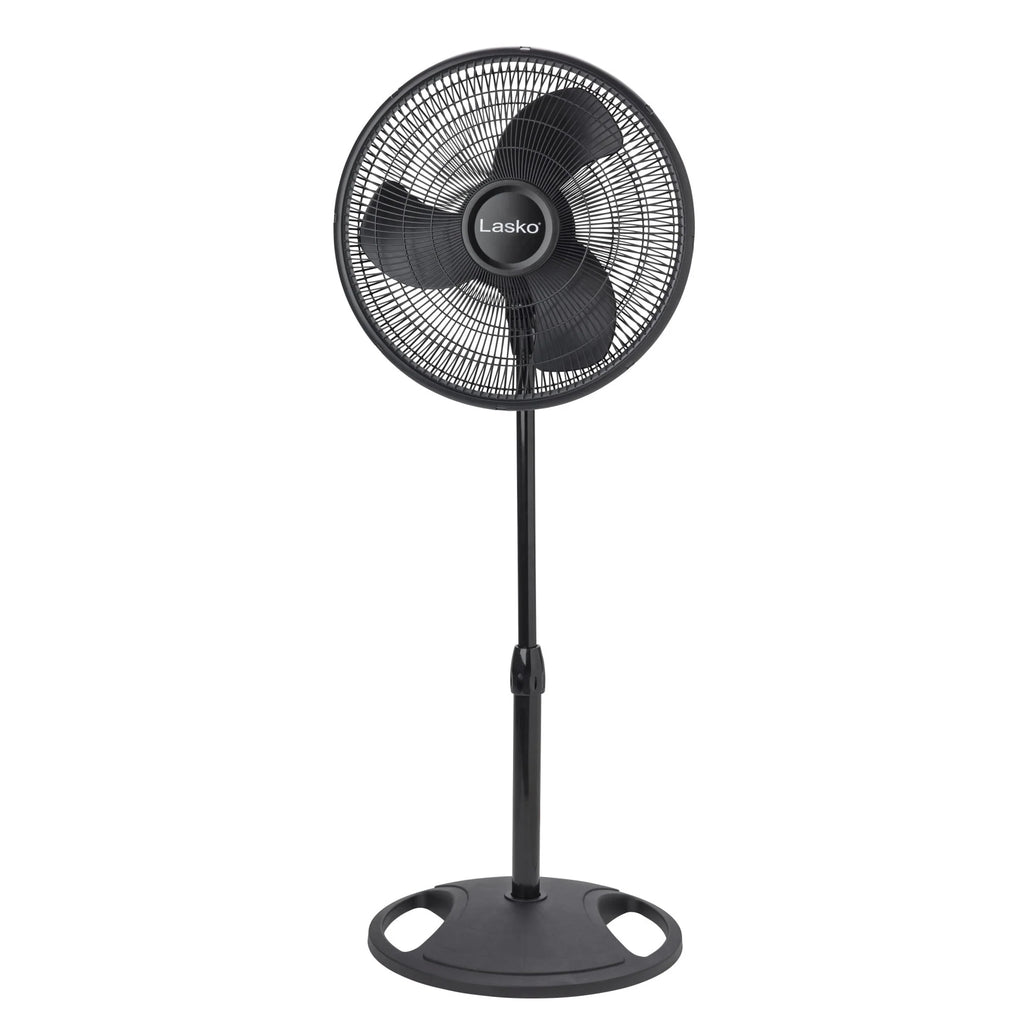 16 Oscillating Adjustable Pedestal Fan with 3-Speeds, Black R719436