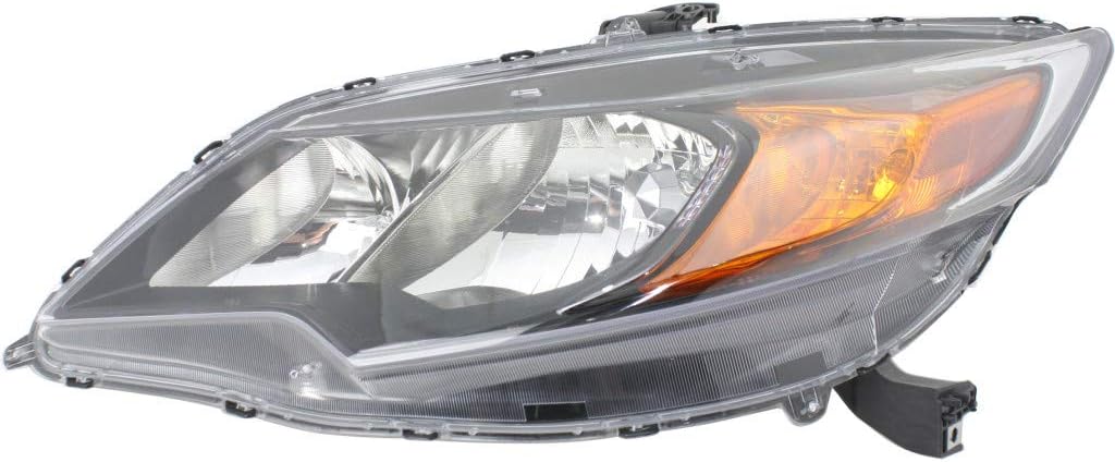 Halogen Headlight Assembly Pair for Honda Civic Coupe M28256