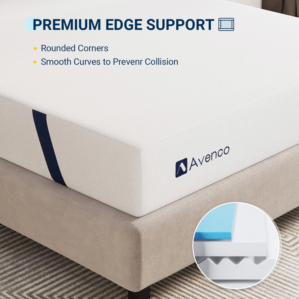 Twin Size Cooling Gel Memory Foam Mattress X4382
